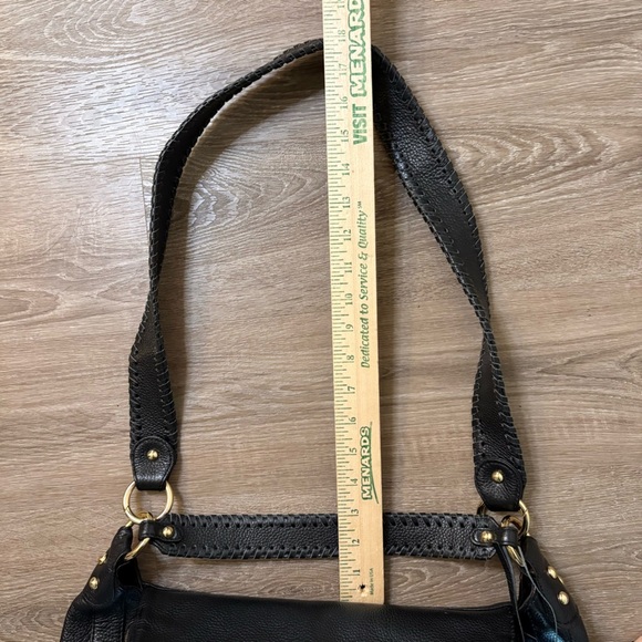 Onna Ehrlich Rachel Hobo Purse New Pebble Black Large Tassel Handbag - Picture 4 of 10